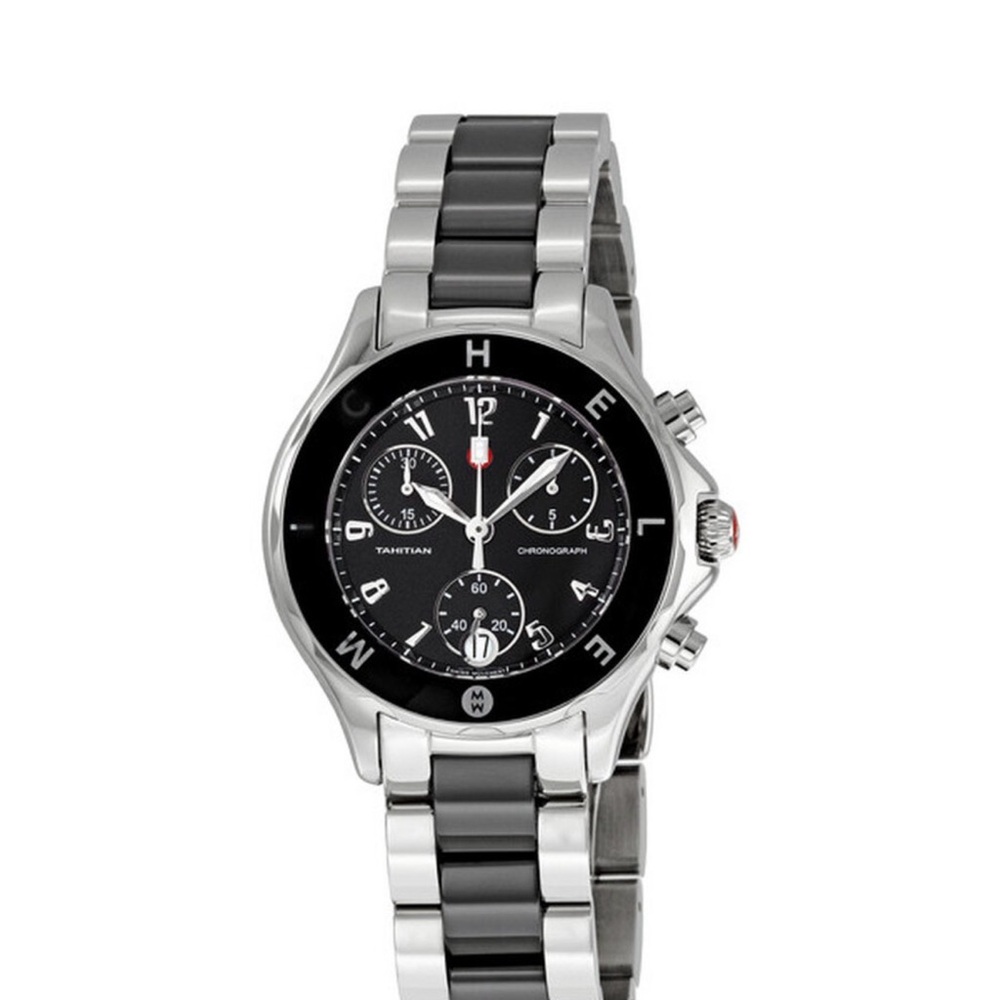 Michele Tahitian Ceramic Chronograph Watch